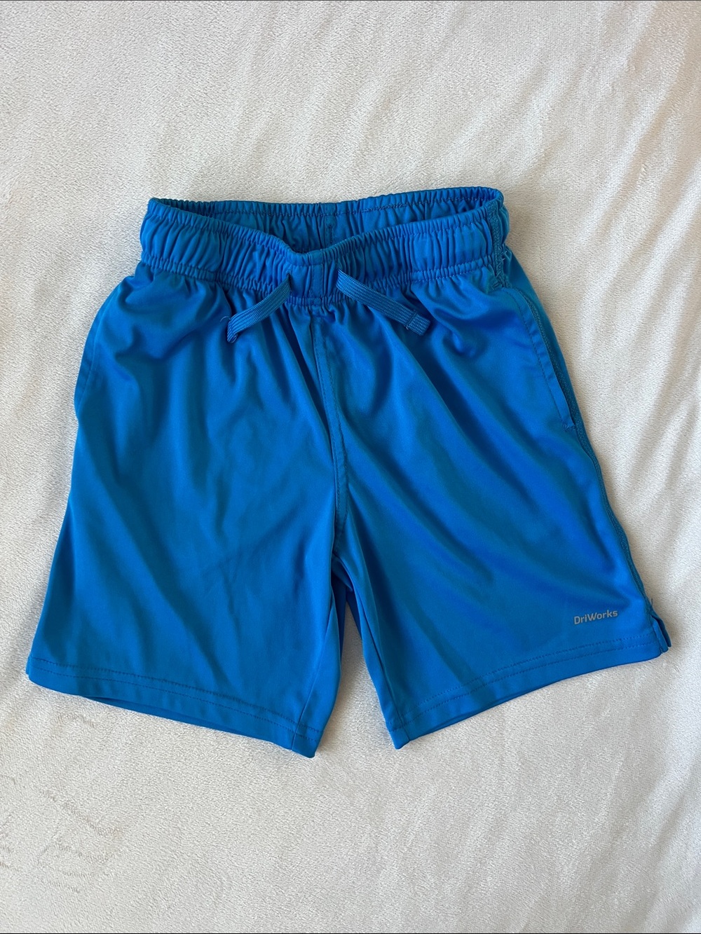 Boys Athletic Works Bright Blue Performance Shorts